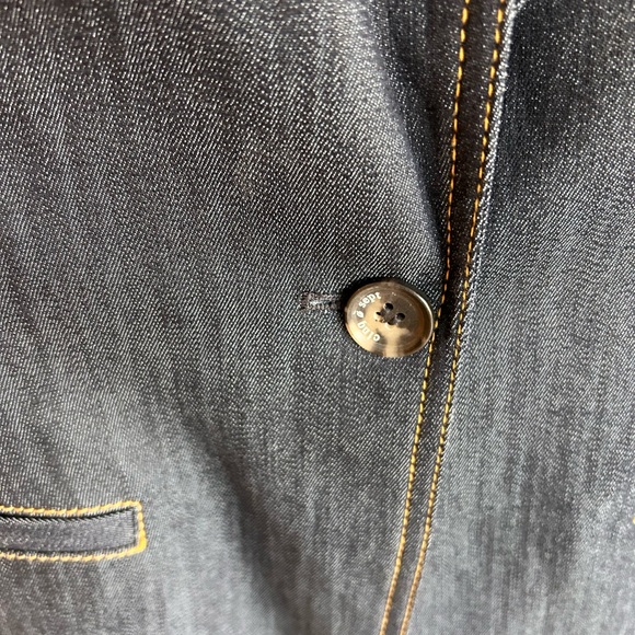 NWT Cinq à Sept Khloe Denim Blazer, Indigo, Size 10 - Picture 6 of 8